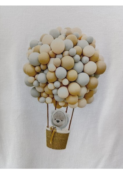 baby Bebek Pamuklu Balon Baskılı Tulum - Uzun Kollu ve Rahat fiyatları