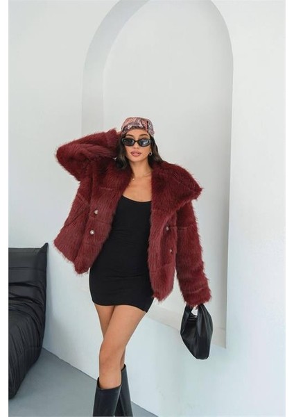 Kadın Ithal Kürk Kaban DPMYLK32 modelleri