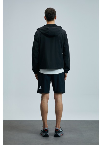 Second Erkek Şort Eşofman Siyah