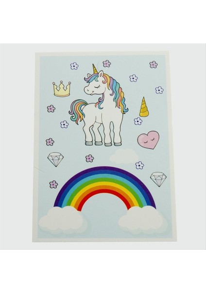 shop 3lü Unicorn Bileklik Kartı-Mavi