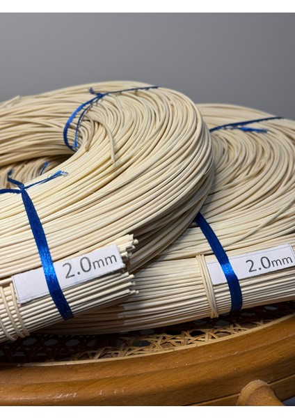 Rattan Core Doğal Bambu Çubuk 2 mm 100 gr ve Rattan Örme Kalıbı 2 Si Birlikte fiyatları