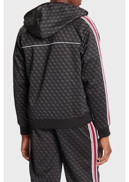 Parimo 4g Logolu Relaxed Fit Kapüşonlu Fermuarlı Sweat Z5BQ13K2042 Erkek Sweat Z5BQ13 K2042 FJ9N modelleri