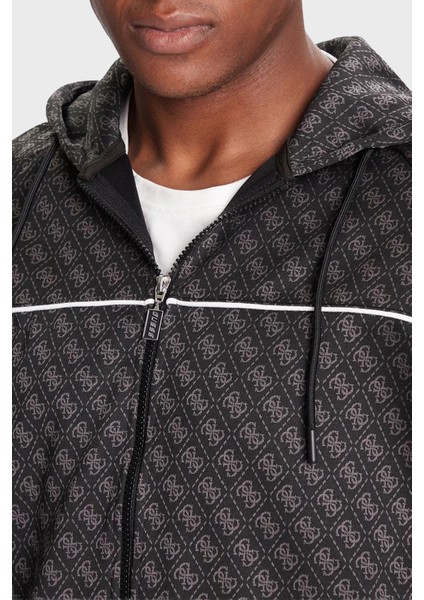 Parimo 4g Logolu Relaxed Fit Kapüşonlu Fermuarlı Sweat Z5BQ13K2042 Erkek Sweat Z5BQ13 K2042 FJ9N fırsatları