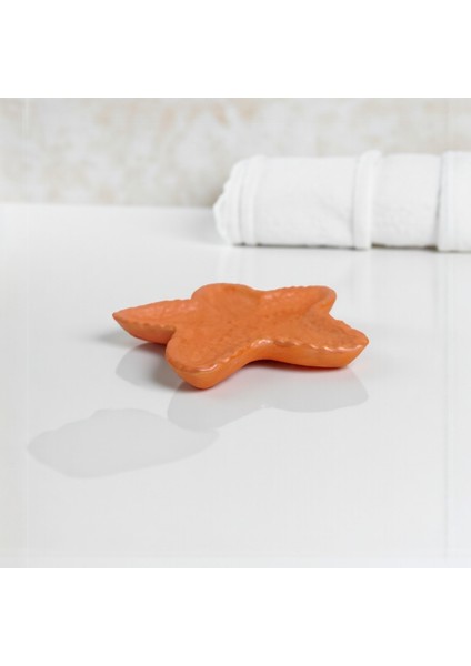 Deniz Yıldızı Formlu Turuncu Tabak 13X2 cm fırsatları