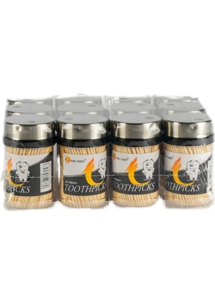 12 Adet Metal Kapaklı ve Ayrı Kutulu Kürdan, Özel Kutulu Sofra Kürdanı, Özel Kutulu Kürdan modelleri