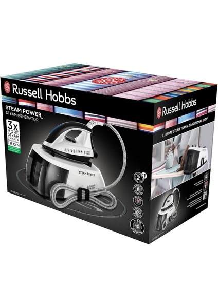 Renkli Buhar Kazanlı Ütü 2400 W, Güçlü ve Pratik Temizlik ve Ütü Deneyimi fırsatları