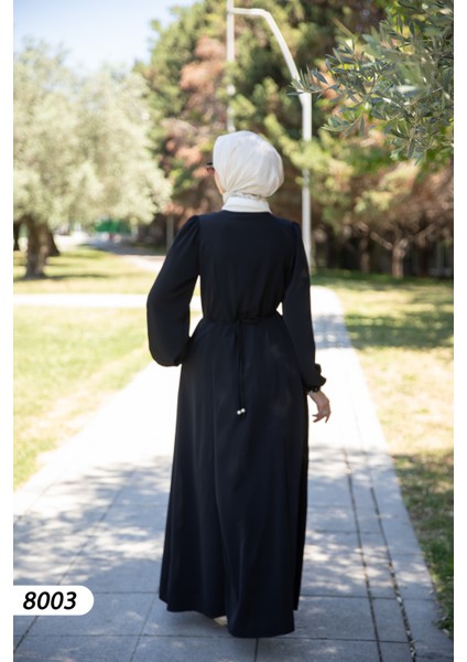 Krep Kumaş Elbise 8003 modelleri