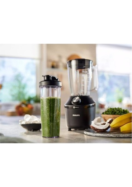 Şık Siyah Modern 3000 Serisi Blender Problend Crush Teknolojisi