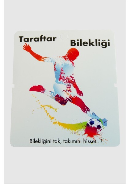 shop Taraftar Bileklik Kartı-Beyaz