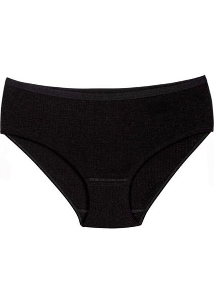 6'lı Ekonomik Paket % 100 Pamuk Çizgili Yüksek Bel Kadın Bato Külot OZT6102 modelleri