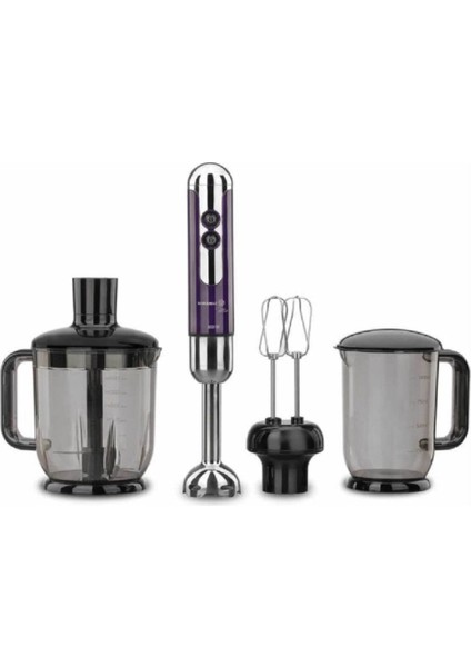 Beyaz Lavanta Blender Seti, Şık ve Kullanışlı Mutfak Aksesuarı