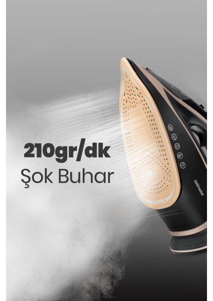 3200W Seramik Tabalı Buharlı Ütü, Kireç ve Damlama Önleyici, 3m Kablo, Hafif ve Etkili modelleri