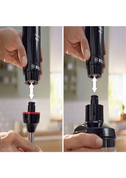 Ergomaster 1000W Siyah Antrasit El Blenderi ve Mutfak Tartısı Hediyeli