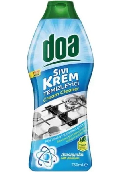Sıvı Krem Amonyaklı Temizleyici 750 ml Vegan x 4 Adet fiyatları