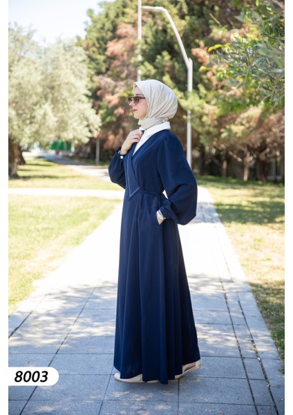Krep Kumaş Elbise 8003 fiyatları