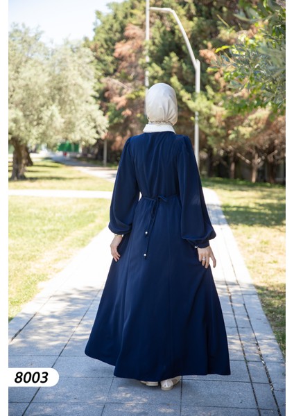 Krep Kumaş Elbise 8003 modelleri