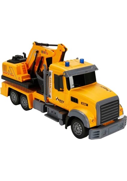 Uzaktan Kumandalı 1:12 Iş Makinesi Kepçe Sesli Işıklı Oyuncak Kamyon 2.4 Ghz modelleri