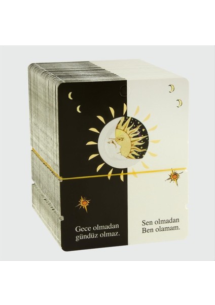 shop 2li Gece Gündüz Bileklik Kartı-Siyah