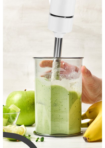 Güçlü 1000W Paslanmaz Çelik 4 Bıçaklı Turbo El Blender, Hız Ayarlı indirimleri