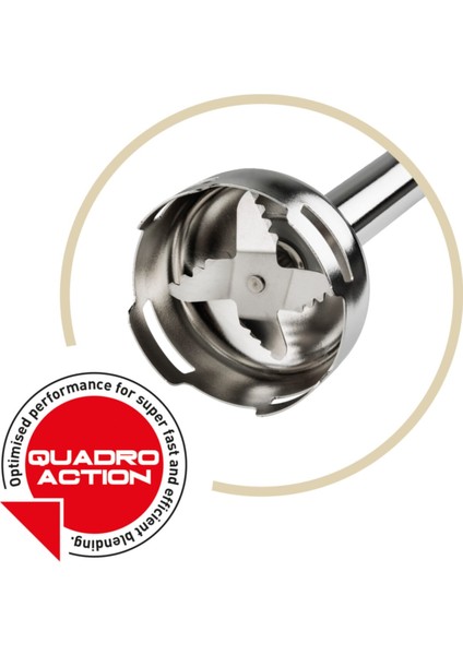 Krem Renkli 1000W Quadro Blender Seti, Pratik ve Güçlü Mutfak Aleti fiyatları