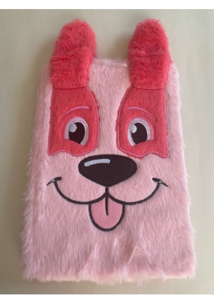 Fcx 15*21 Kadife Köpekli Kulaklı Peluş Defter No:03