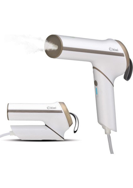 Kompakt Portatif Buharlı Ütü KSI-647, Kolay Kırışıklık Giderici, Beyaz Renk