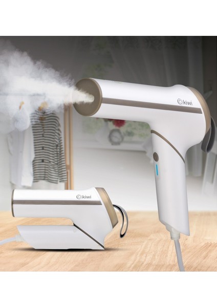 Kompakt Portatif Buharlı Ütü KSI-647, Kolay Kırışıklık Giderici, Beyaz Renk fırsatları