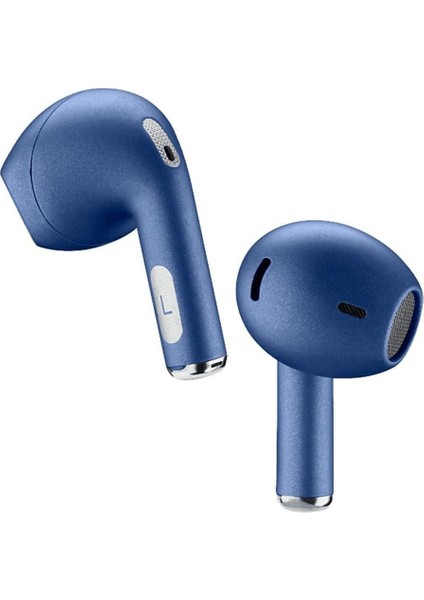 Mavi Renkli Kablosuz Kulak Içi Bluetooth Kulaklık, Şık ve Kullanışlı Tasarım