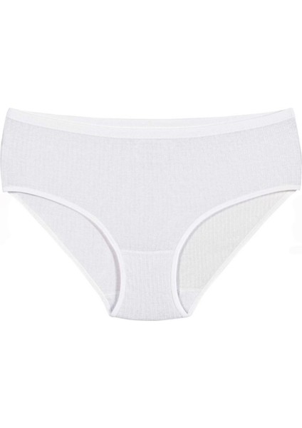 12'li Ekonomik Paket % 100 Pamuk Çizgili Yüksek Bel Kadın Bato Külot OZT12102 modelleri