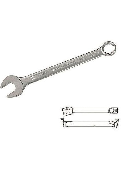 Izeltaş 26 mm Kombine Anahtar Kısa Boy