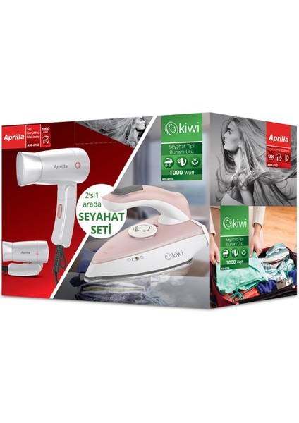 Renkli 2'li Seyahat Seti, Pratik ve Şık Taşıma Çözümü