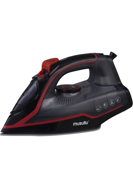 Siyah Buharlı Ütü ile Giyimlerinizi Hızla ve Kolayca Ütüleyin