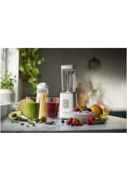 Mini Blender 350 W Beyaz, Günlük Kullanıma Uygun ve Kolay Temizlenebilir fırsatları