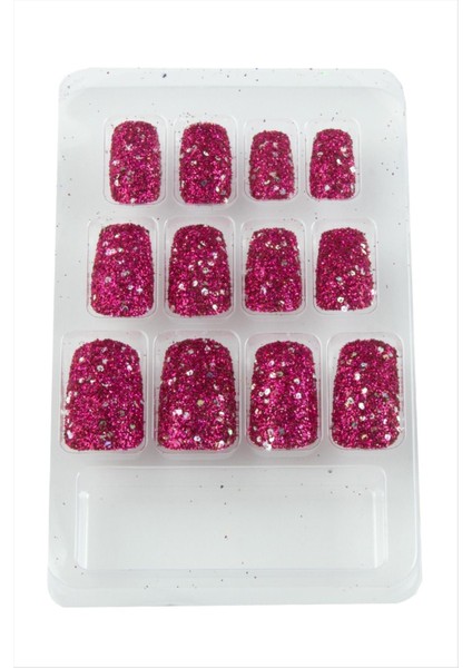 shop Simli Renkli Takma Tırnak-Renkli fiyatları