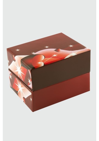shop Kalp Desenli Saat Kutusu-Kırmızı fiyatları