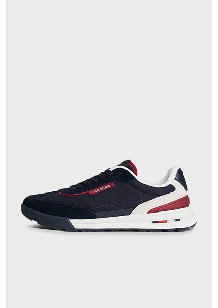 Logolu Süet Sneaker Ayakkabı Erkek Ayakkabı FM0FM05640 Dw5 modelleri