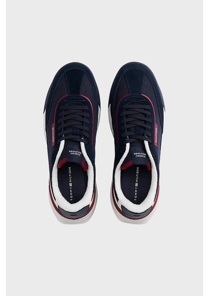 Logolu Süet Sneaker Ayakkabı Erkek Ayakkabı FM0FM05640 Dw5 fırsatları