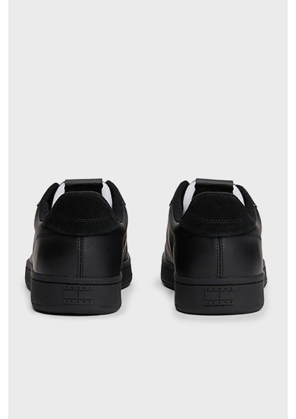 Logolu Deri Sneaker Ayakkabı Erkek Ayakkabı EM0EM01596 0gq indirimleri