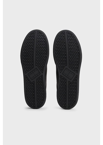 Logolu Deri Sneaker Ayakkabı Erkek Ayakkabı EM0EM01596 0gq