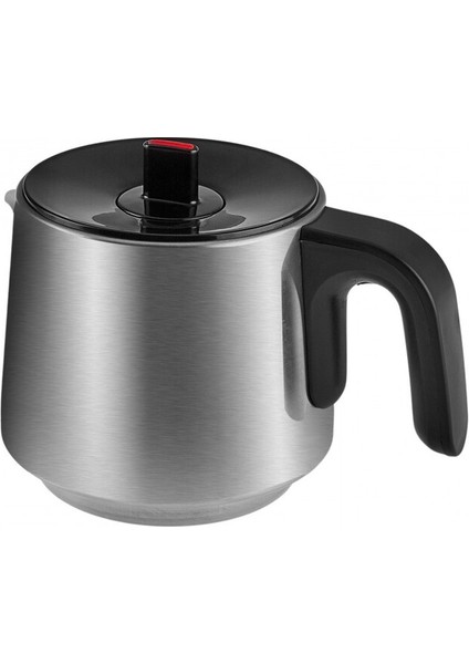 Inox Siyah Çay Makinesi, Hızlı Demleme, Dayanıklı ve Şık Tasarım fırsatları