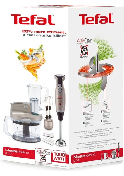 Gümüş Renkli 1000W Profesyonel Blender Seti, Güçlü ve Şık Tasarım fırsatları