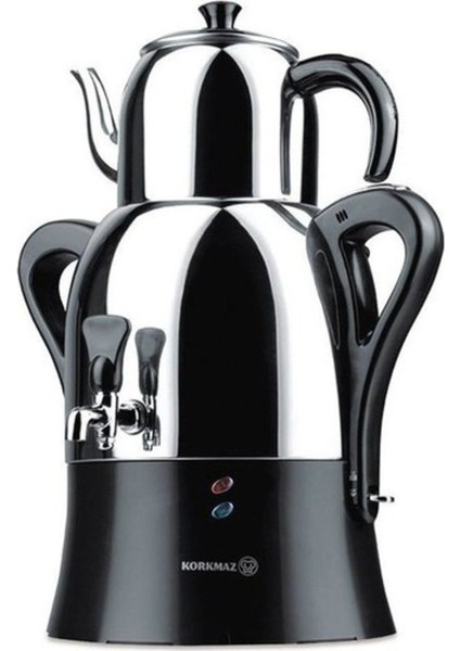 Paslanmaz Demlik, Siyah, Çay Hazırlama, Şık ve Dayanıklı, A341-04