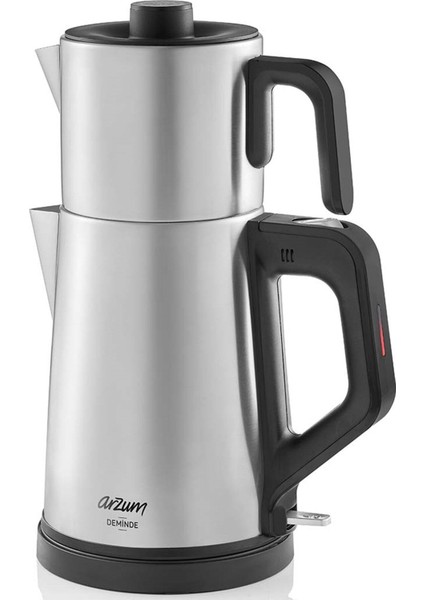 Şık Inox Çay Makinesi 1800W, Hızlı ve Kolay Demleme Özelliği