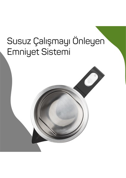 Şık Inox Çay Makinesi 1800W, Hızlı ve Kolay Demleme Özelliği fırsatları