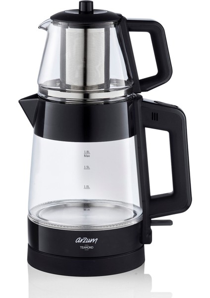 1800W Çay Makinesi, Siyah, Hızlı ve Pratik Demleme Keyfi fiyatları