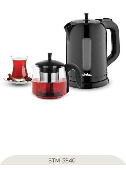 Siyah Elektrikli Çay Seti, Pratik ve Şık Tasarım fiyatları