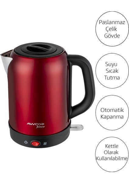 Paslanmaz Çelik Çay Makinesi ve Su Isıtıcı, 2'li Set, Kullanışlı ve Dayanıklı modelleri