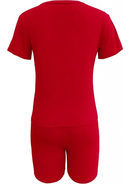 Eyesof Kadın Kısa Kollu Çapa Baskılı Viskon Ikili Takım indirimleri