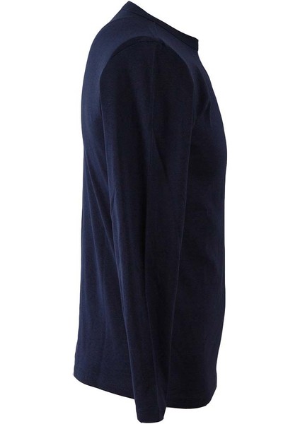 Ribana Sıfır Yaka Indigo Erkek Sweatshirt 5074-1 fiyatları