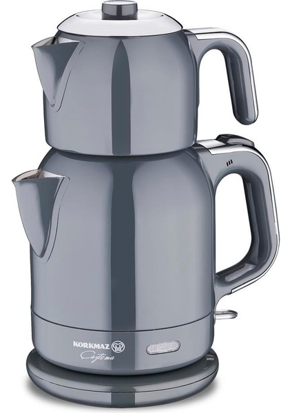 Şık Krom Elektrikli Çaydanlık, 12 Bardak Kapasite, Modern Tasarım fiyatları